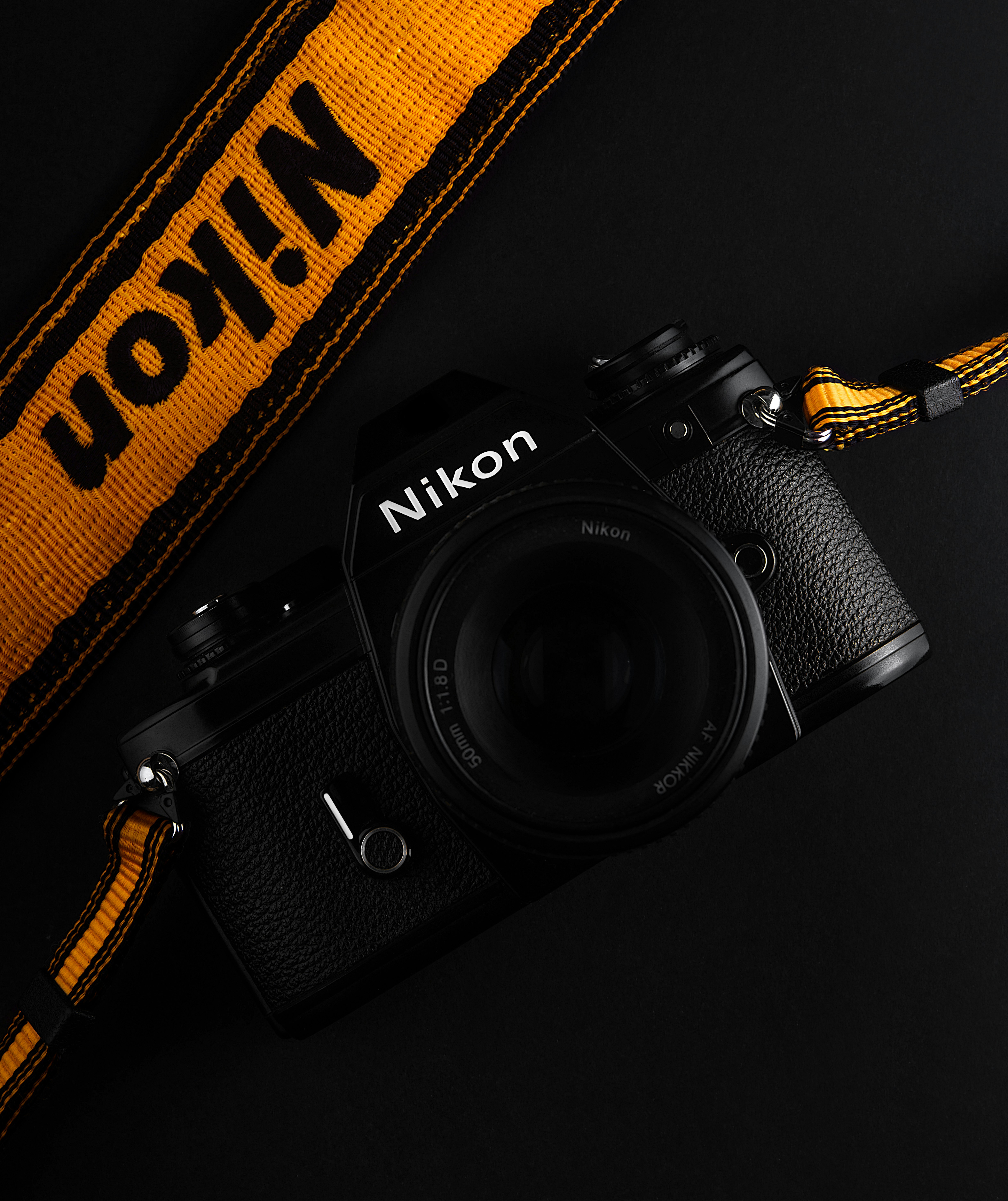 A nikon em, introduced in 1979, Is a simple nikon f mount SLR camera. I was designed to be marketed to the growing market of new women photographers then entering the SLR buyer’s market.